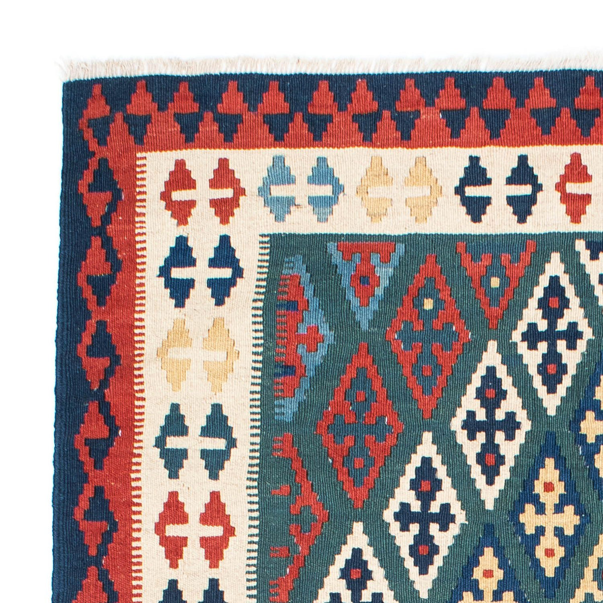 Tapis Kelim - Oriental - 193 x 131 cm - bleu
