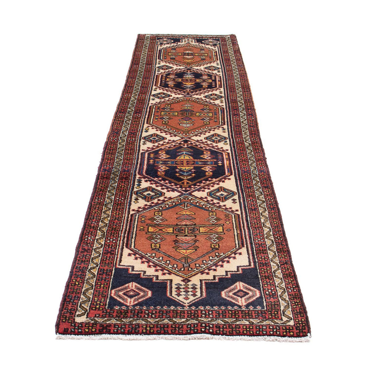 Tapis de couloir Tapis persan - Nomadic - 292 x 73 cm - beige