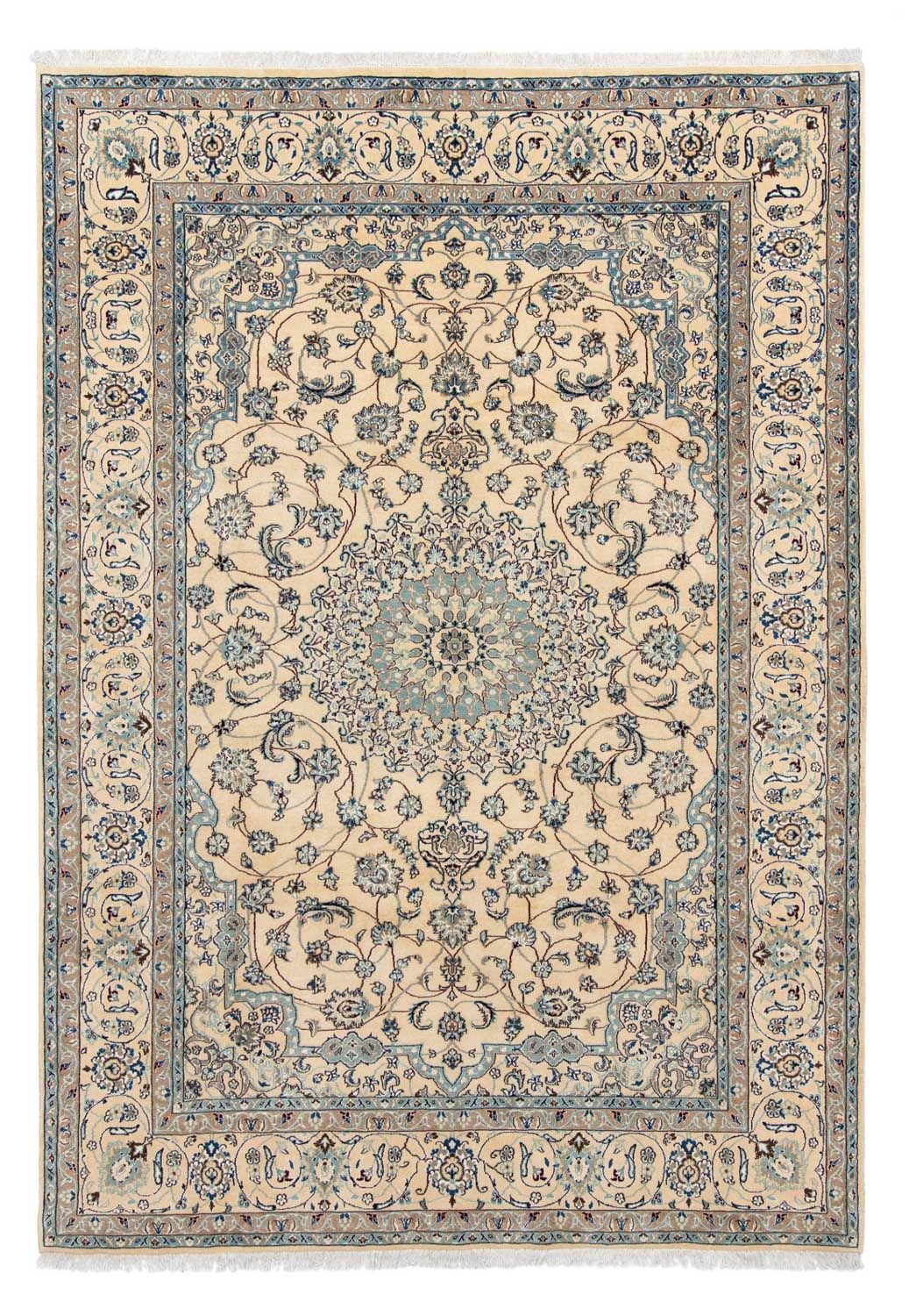 Tapis persan - Nain - Royal - 290 x 202 cm - beige