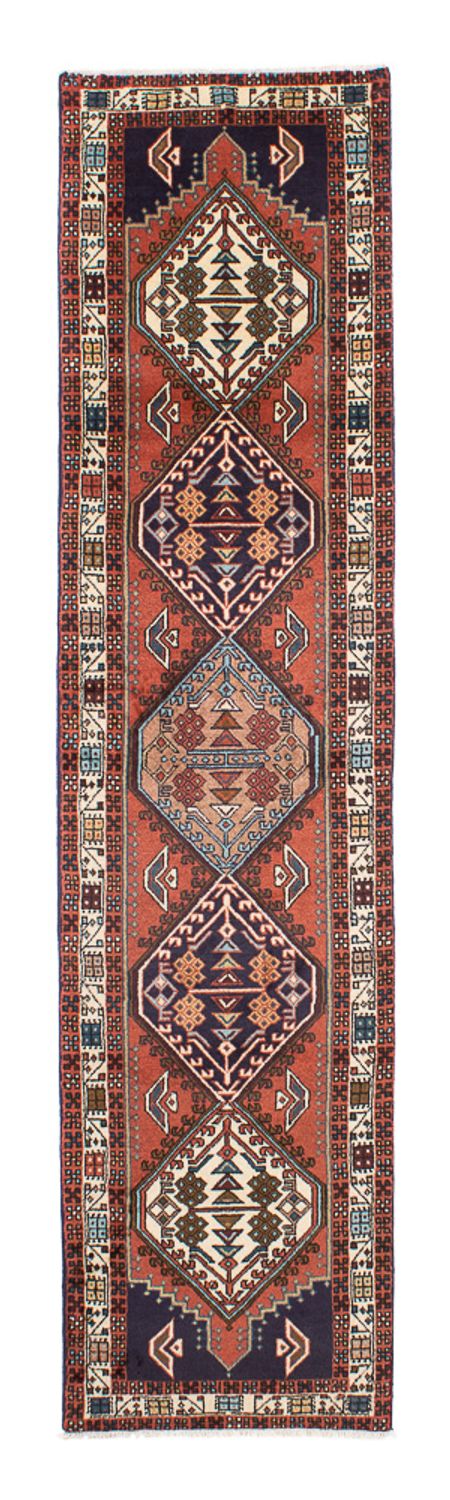 Tapis de couloir Tapis persan - Nomadic - 282 x 68 cm - rouille