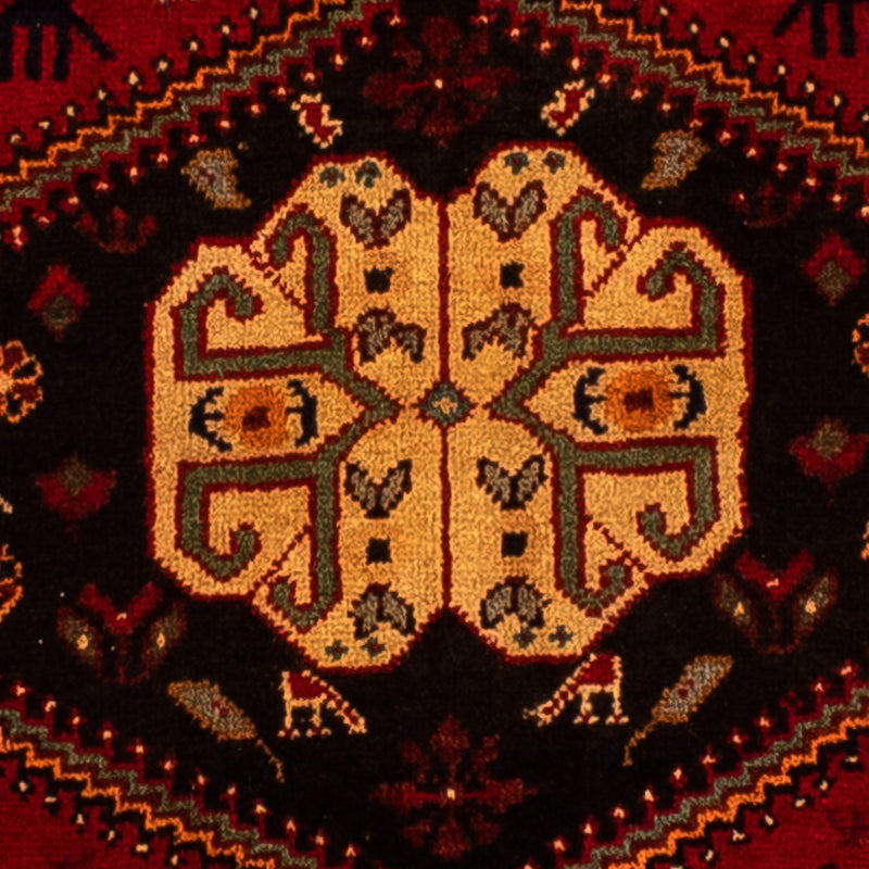 Tapis persan - Nomadic - 310 x 201 cm - rouge foncé