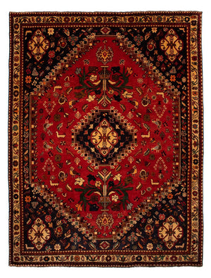 Tapis persan - Nomadic - 302 x 219 cm - rouge foncé