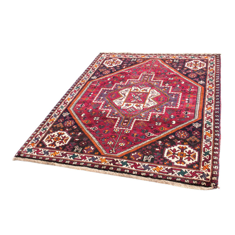 Tapis persan - Nomadic - 153 x 118 cm - rouge foncé