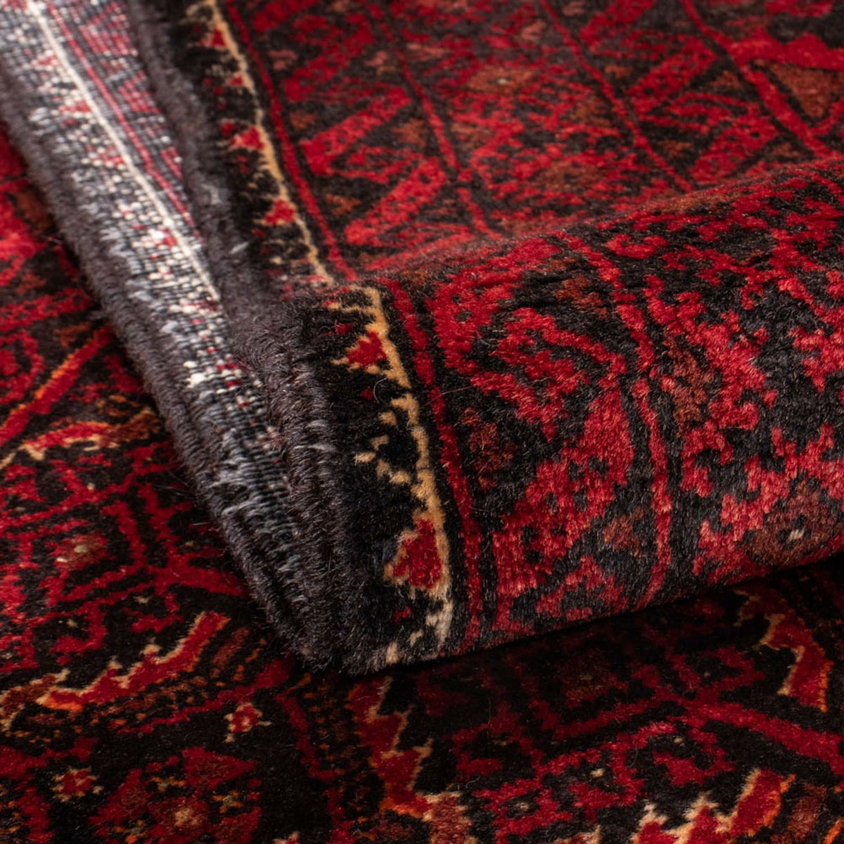 Tapis de couloir Tapis Belutsch - 216 x 107 cm - rouge foncé