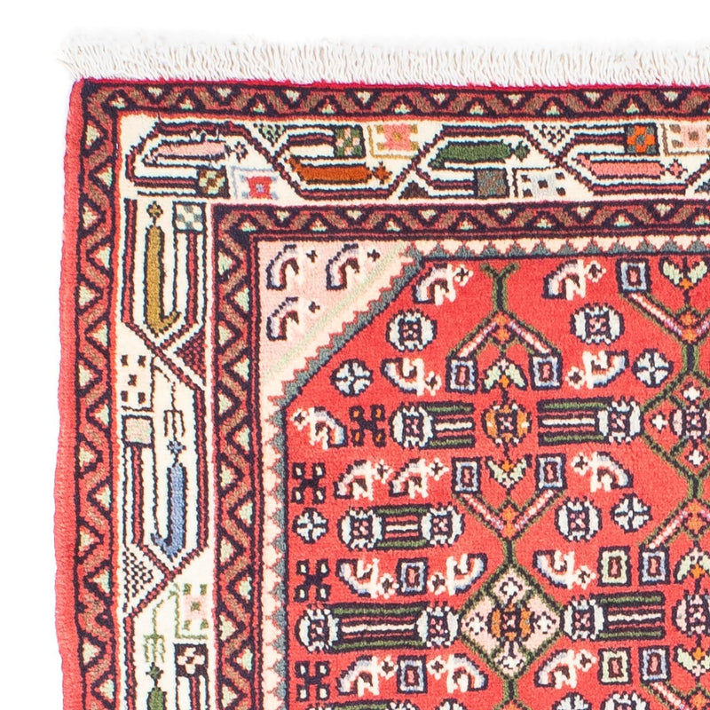 Tapis persan - Nomadic - 148 x 102 cm - rouge