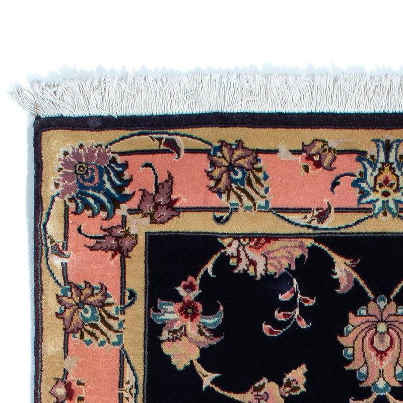 Tapis de couloir Tapis persan - Tabriz - Royal - 200 x 74 cm - bleu foncé