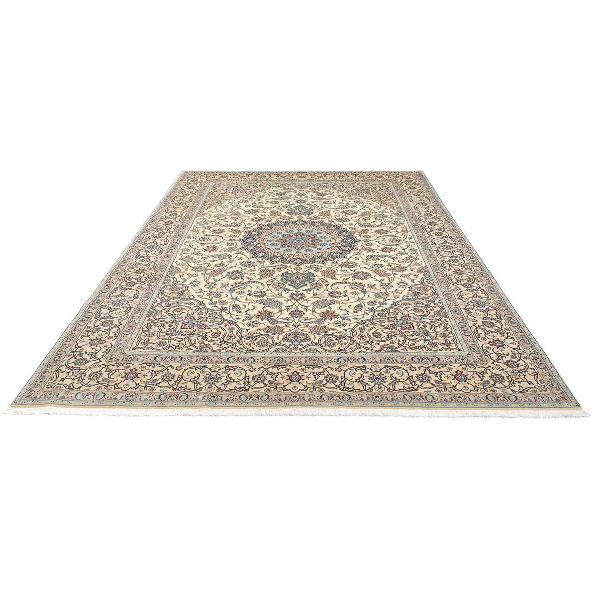 Tapis persan - Nain - Premium - 310 x 213 cm - beige