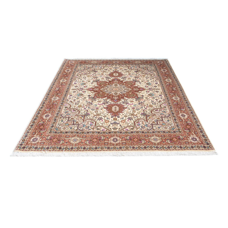 Tapis persan - Tabriz - Royal - 205 x 150 cm - beige