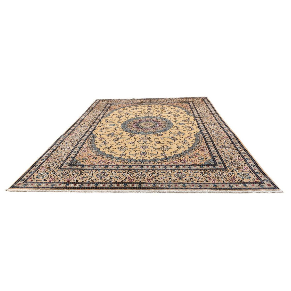 Tapis persan - Nain - Royal - 348 x 250 cm - beige