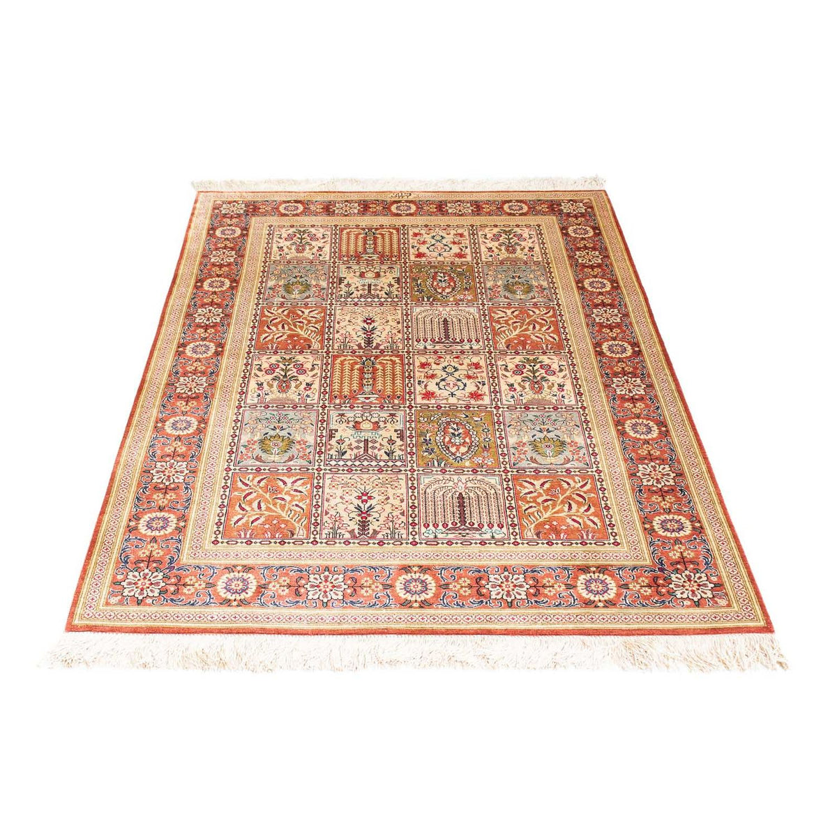Tapis persan - Ghom - 150 x 100 cm - multicolore