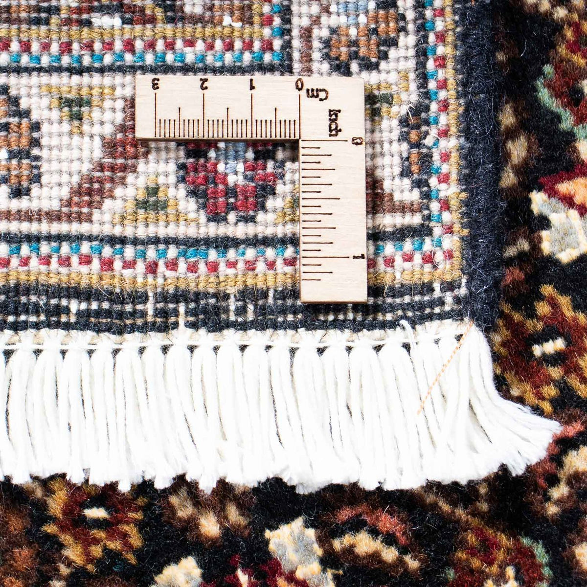 Tapis de couloir Tapis persan - Tabriz - 204 x 74 cm - bleu foncé