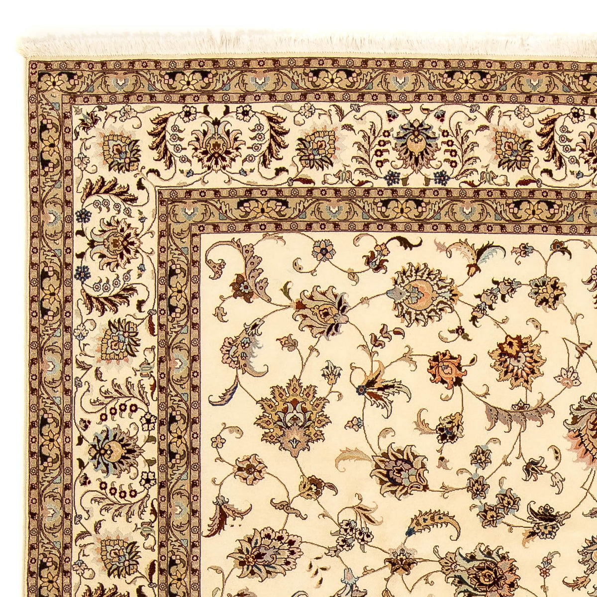 Tapis persan - Tabriz - Royal - 357 x 247 cm - beige