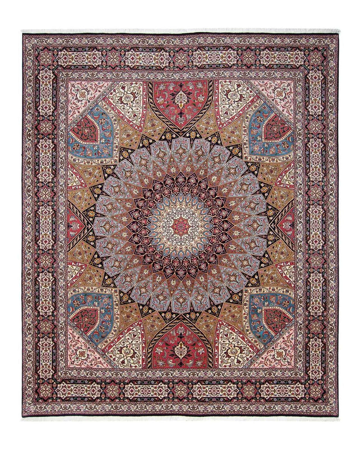 Tapis persan - Tabriz - Royal - 303 x 256 cm - multicolore