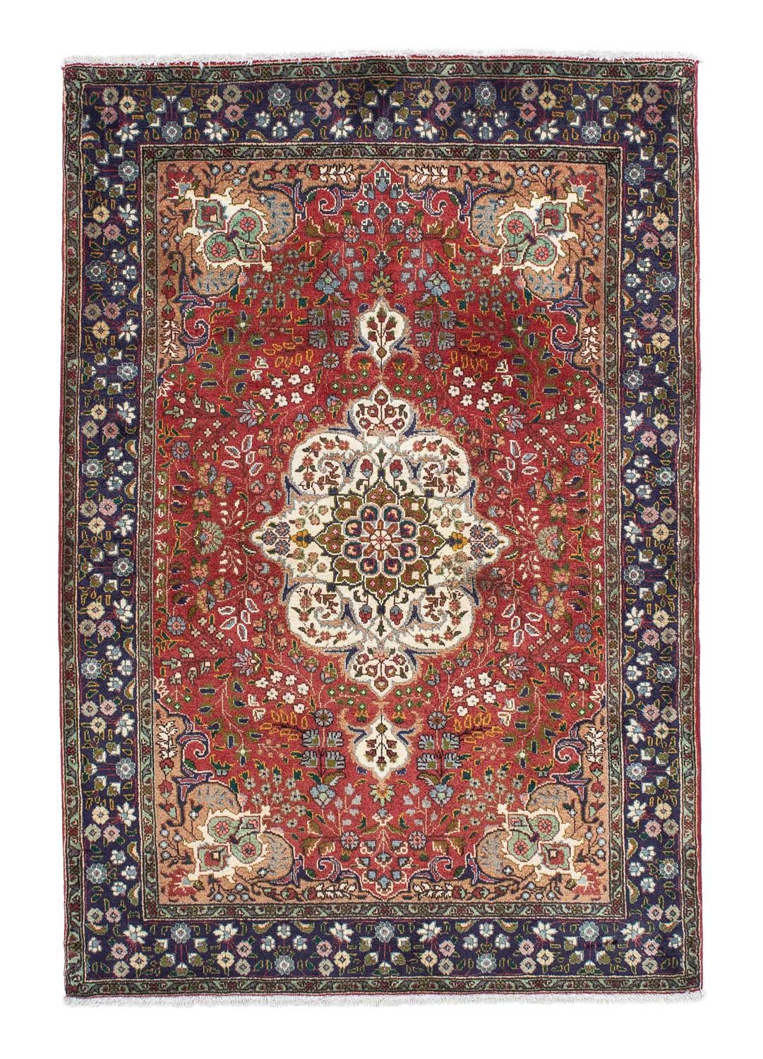 Tapis persan - Nomadic - 147 x 102 cm - rouge