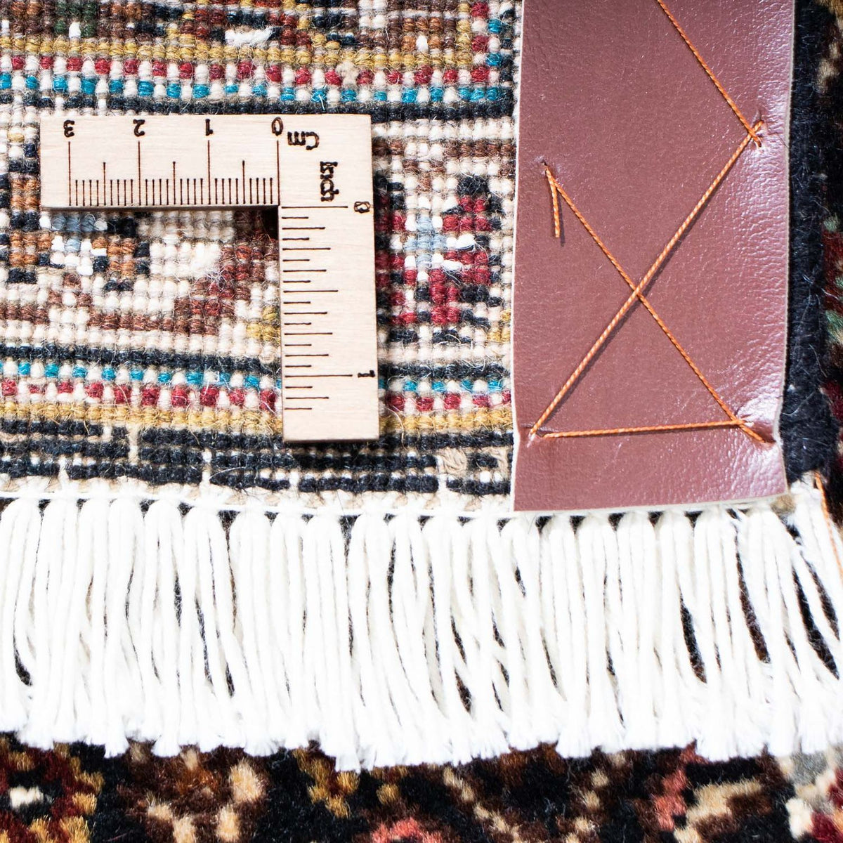 Tapis de couloir Tapis persan - Tabriz - 206 x 70 cm - bleu foncé