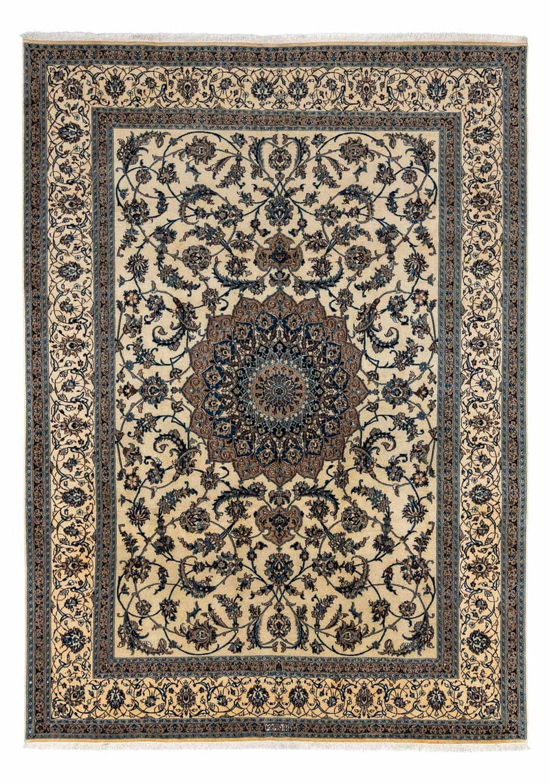 Tapis persan - Nain - Royal - 346 x 250 cm - beige