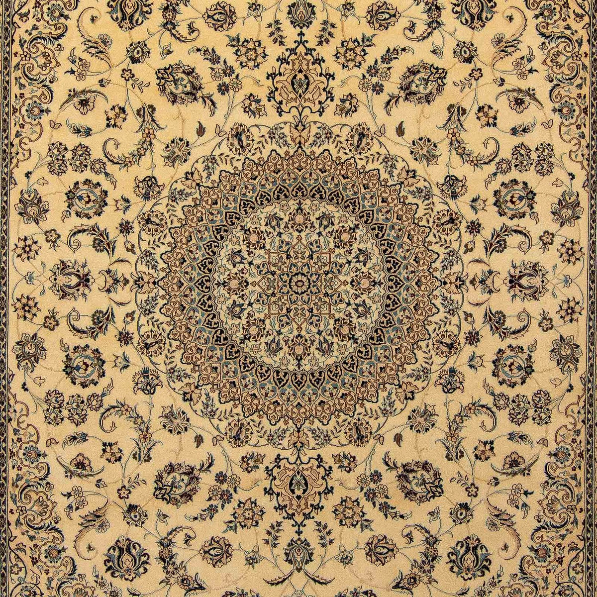 Tapis persan - Nain - Royal - 408 x 302 cm - beige