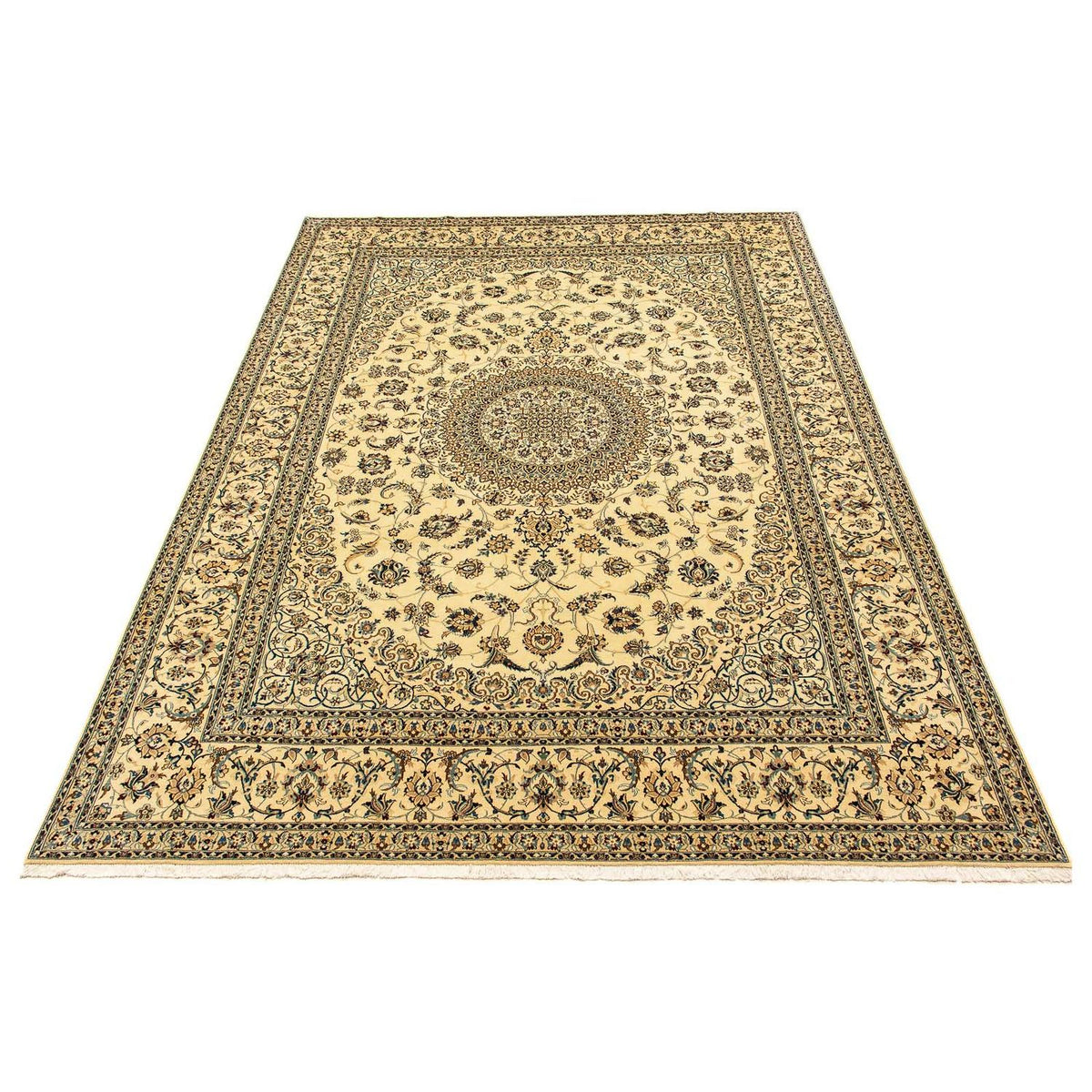 Tapis persan - Nain - Royal - 408 x 302 cm - beige