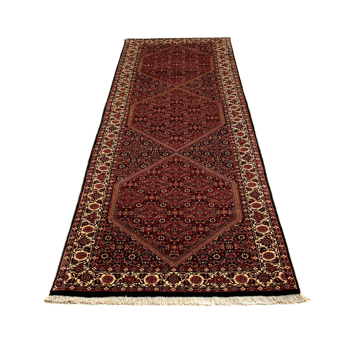 Tapis de couloir Tapis persan - Bidjar - 292 x 80 cm - multicolore