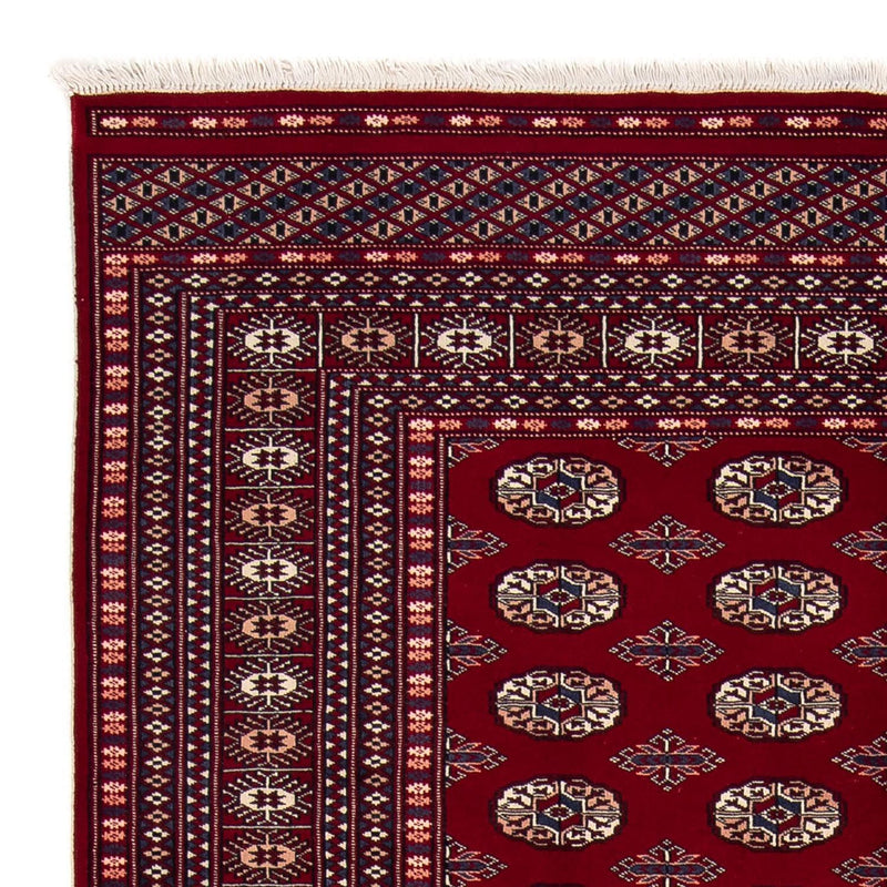 Tapis afghan - Boukhara - 240 x 170 cm - rouge foncé