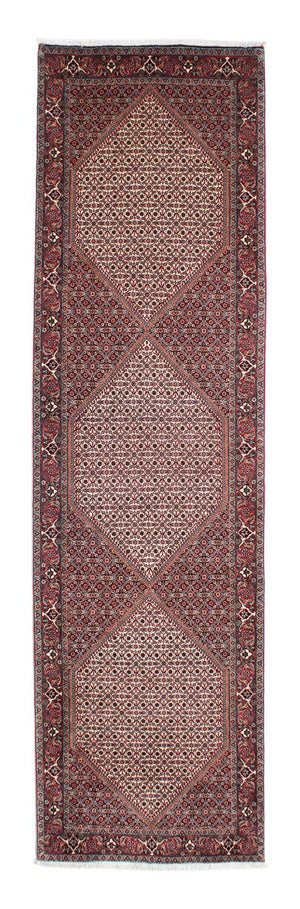 Tapis de couloir Tapis persan - Bidjar - 318 x 83 cm - beige