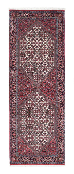 Tapis de couloir Tapis persan - Bidjar - 205 x 73 cm - rouge