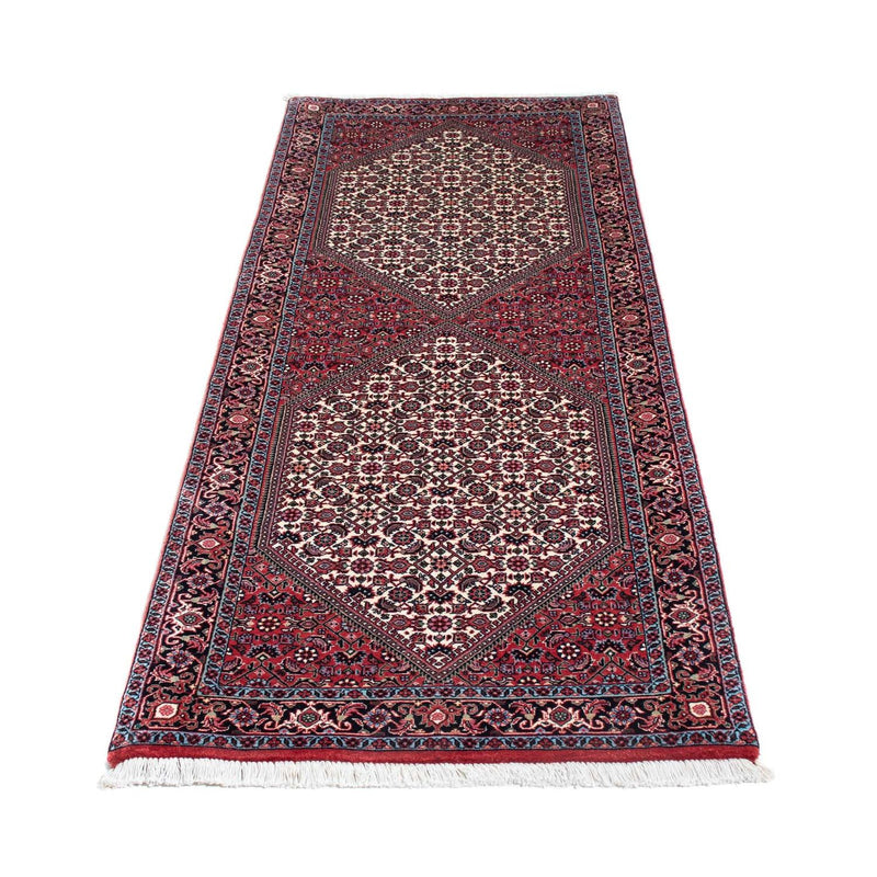Tapis de couloir Tapis persan - Bidjar - 205 x 73 cm - rouge