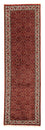 Tapis de couloir Tapis persan - Bidjar - 296 x 82 cm - rouge foncé