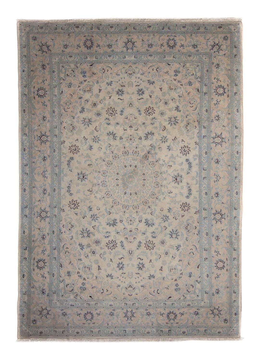 Tapis persan - Nain - 350 x 248 cm - marron clair