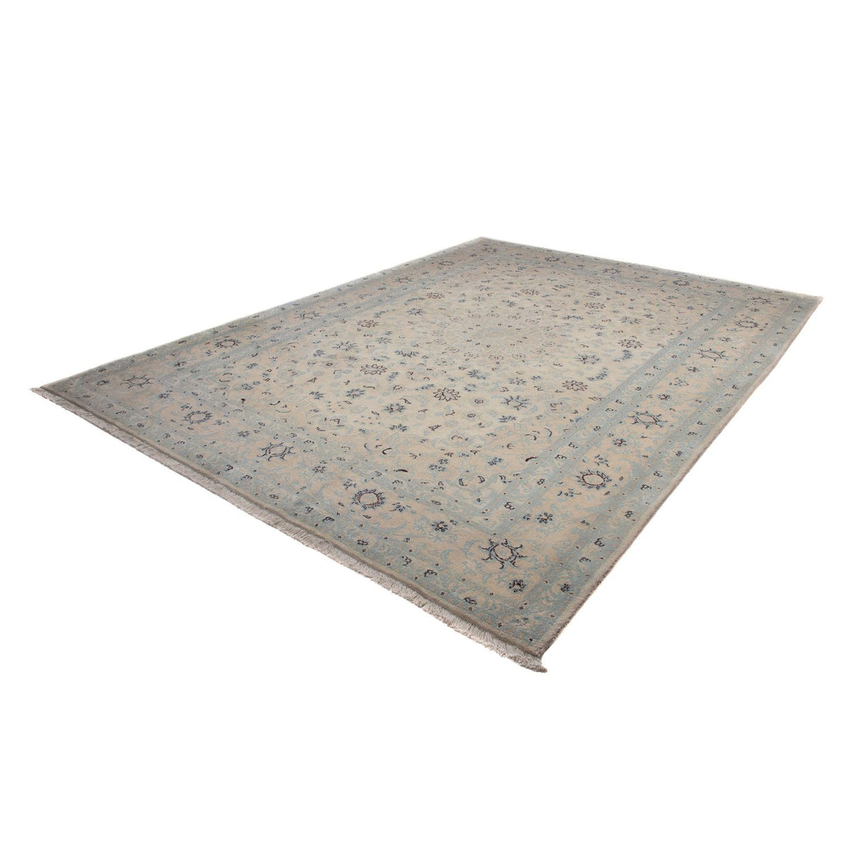 Tapis persan - Nain - 350 x 248 cm - marron clair