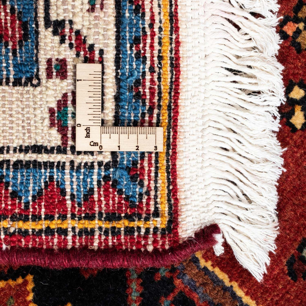 Tapis persan - Nomadic - 122 x 92 cm - rouge