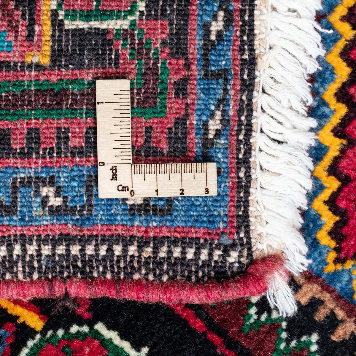 Tapis persan - Nomadic - 122 x 83 cm - bleu foncé