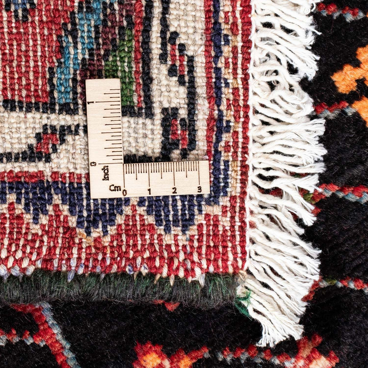 Tapis persan - Nomadic - 128 x 94 cm - rouge clair