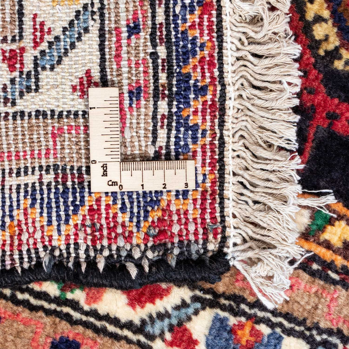 Tapis persan - Nomadic - 127 x 81 cm - bleu foncé