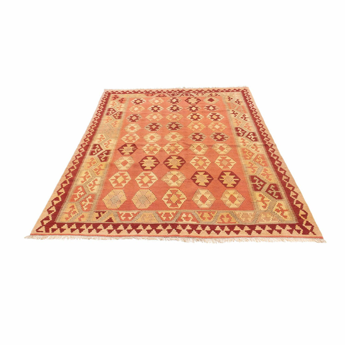 Tapis Kelim - Oriental - 210 x 154 cm - orange