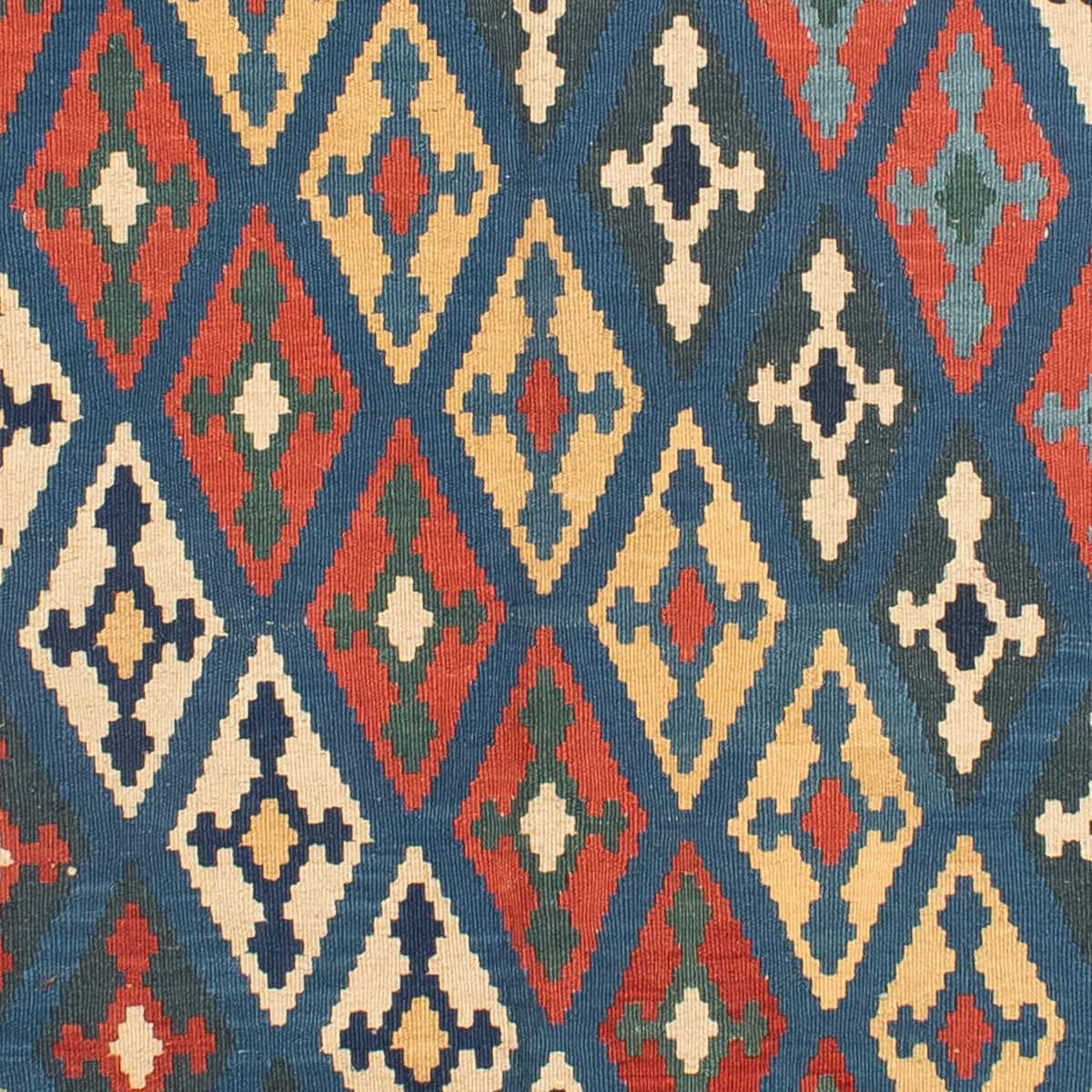 Tapis Kelim - Oriental - 174 x 148 cm - bleu