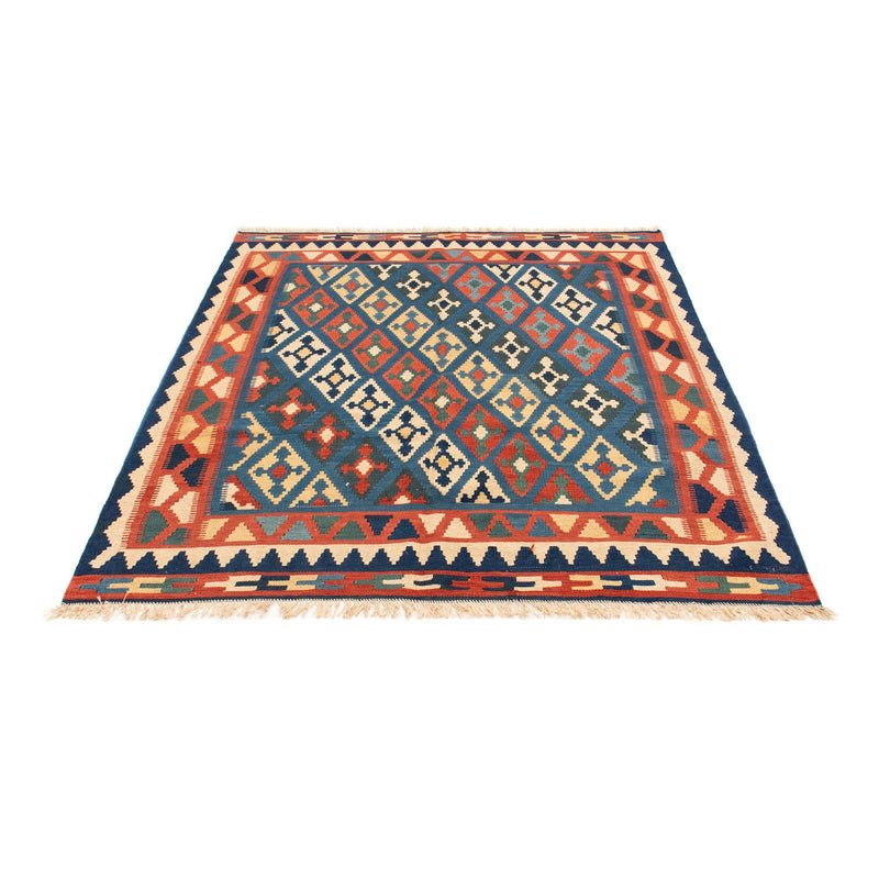 Tapis Kelim - Oriental - 174 x 148 cm - bleu