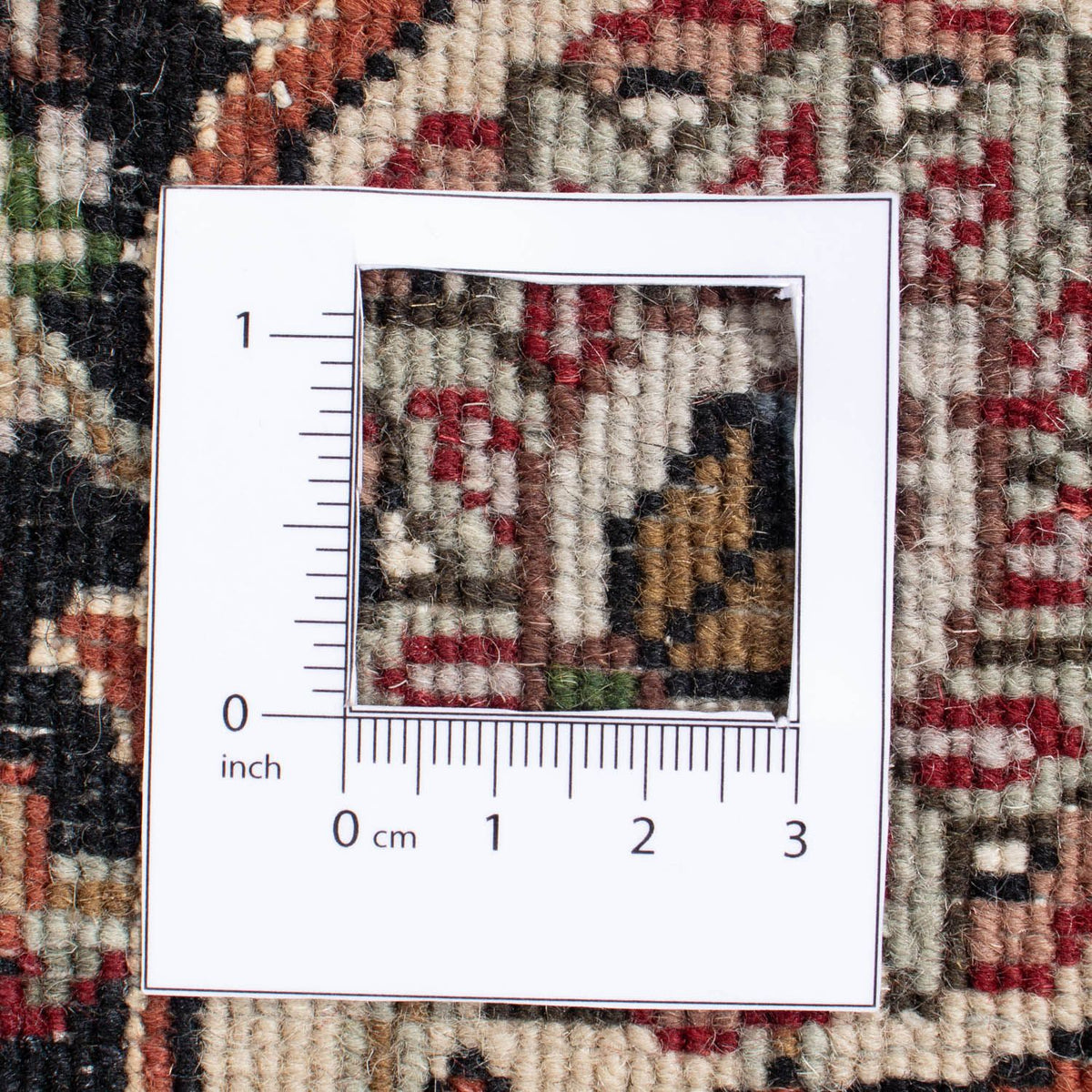 Tapis persan - Tabriz - 253 x 246 cm - bleu foncé