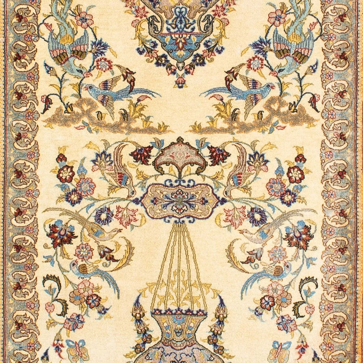Tapis de couloir Tapis persan - Royal - 292 x 70 cm - beige