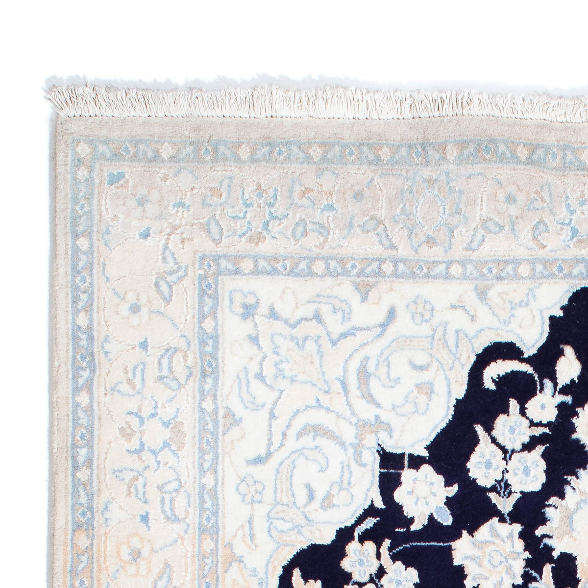 Tapis persan - Nain - Royal - 204 x 123 cm - beige