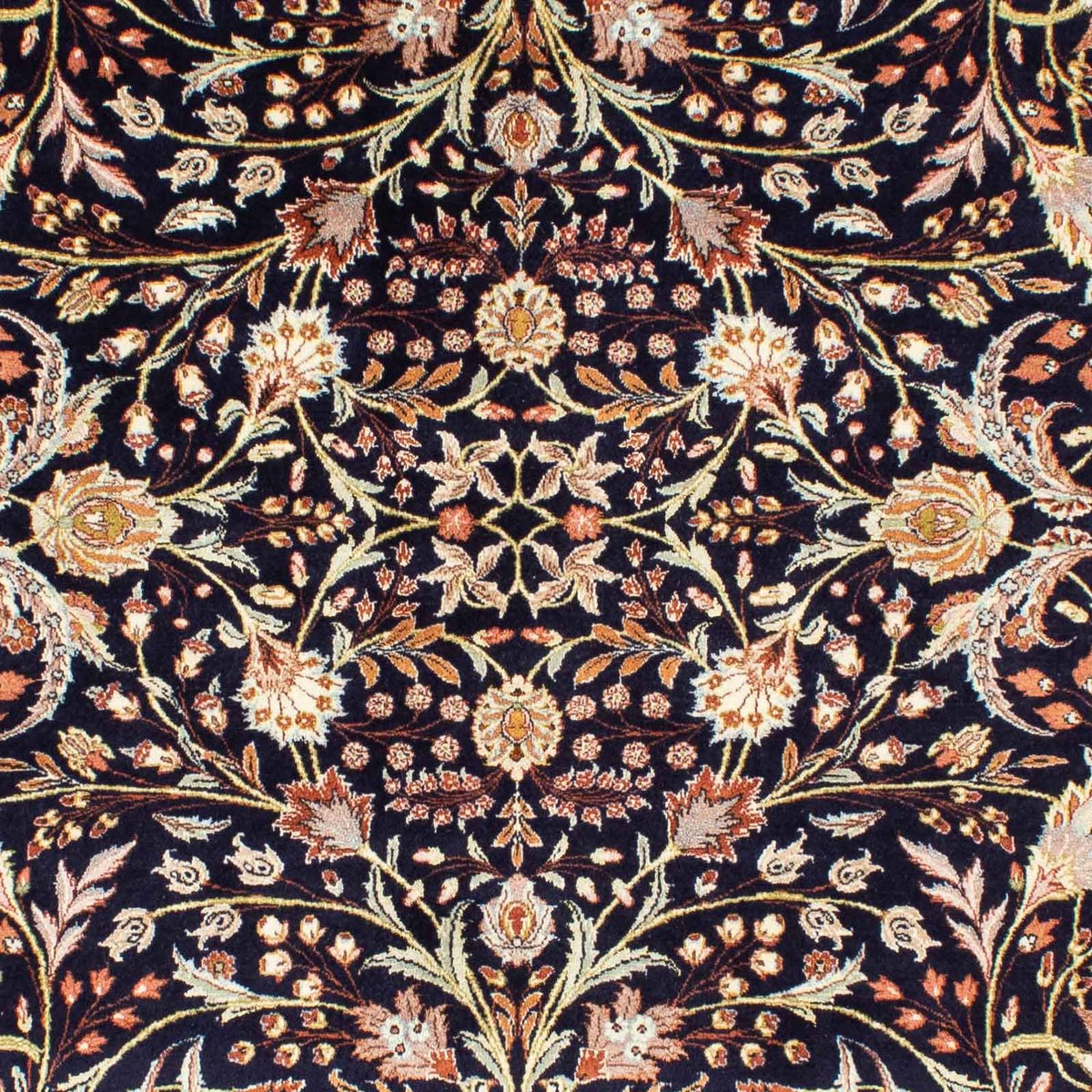 Tapis persan - Nomadic - 225 x 175 cm - bleu foncé