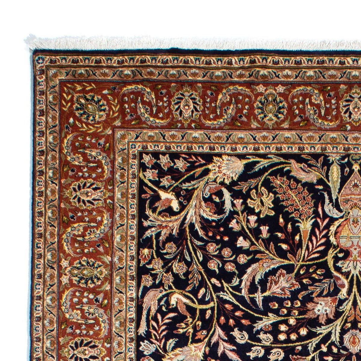 Tapis persan - Nomadic - 225 x 175 cm - bleu foncé