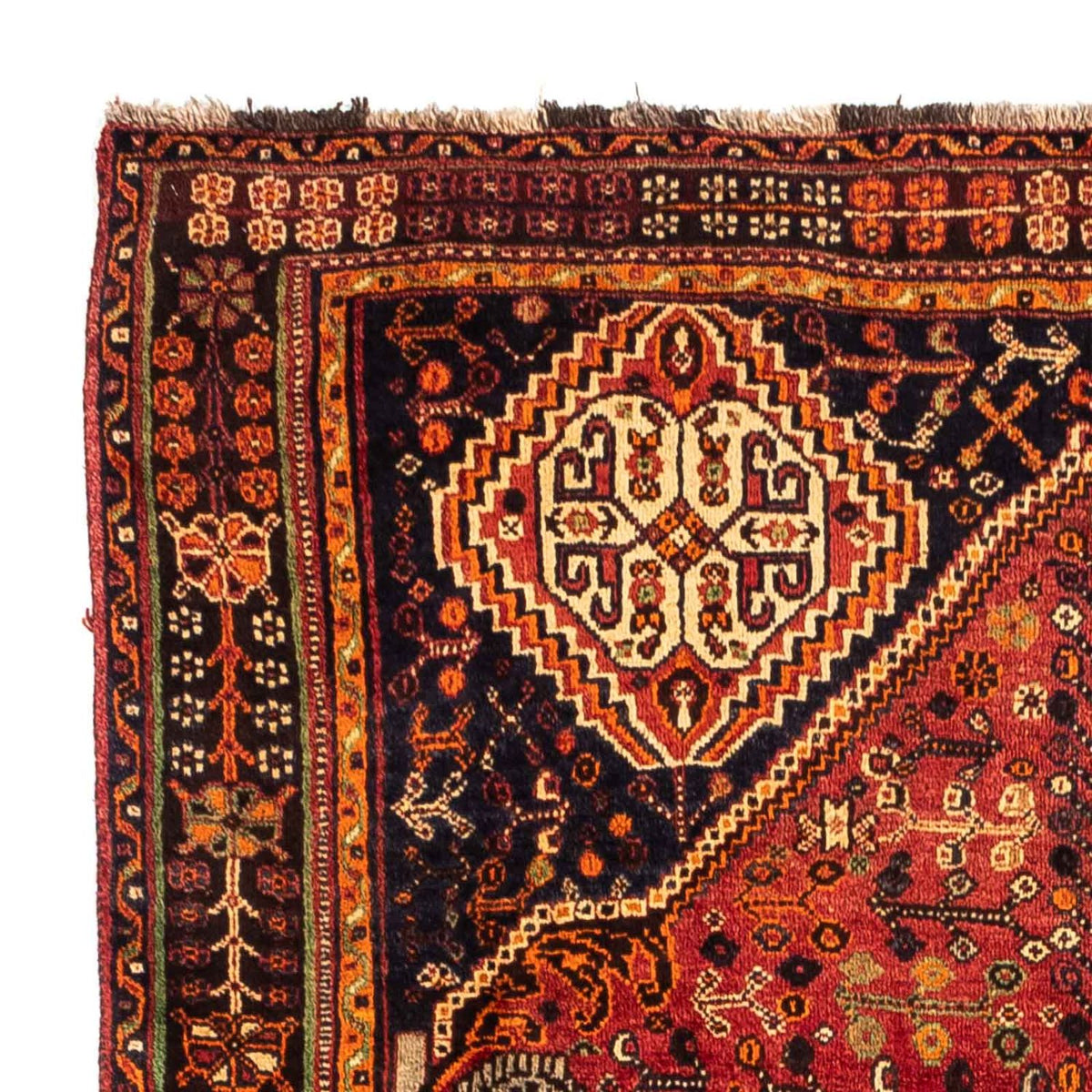 Tapis persan - Nomadic - 268 x 157 cm - rouge foncé