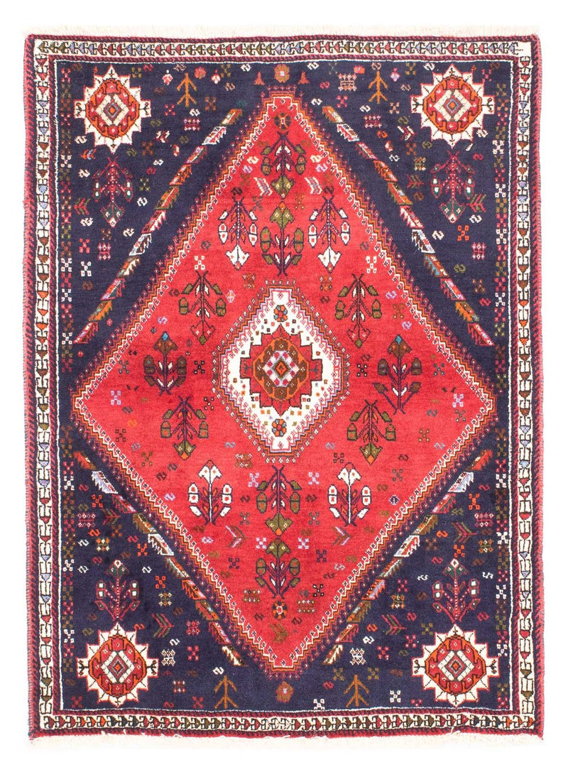Tapis persan - Nomadic - 147 x 107 cm - bleu foncé