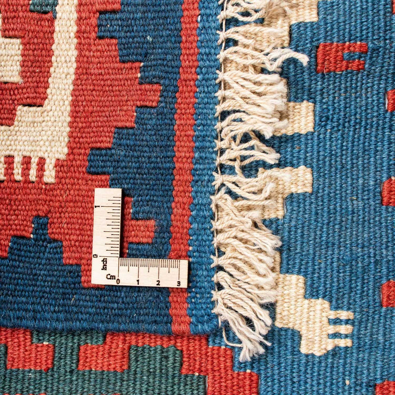 Tapis Kelim - Oriental - 188 x 122 cm - bleu