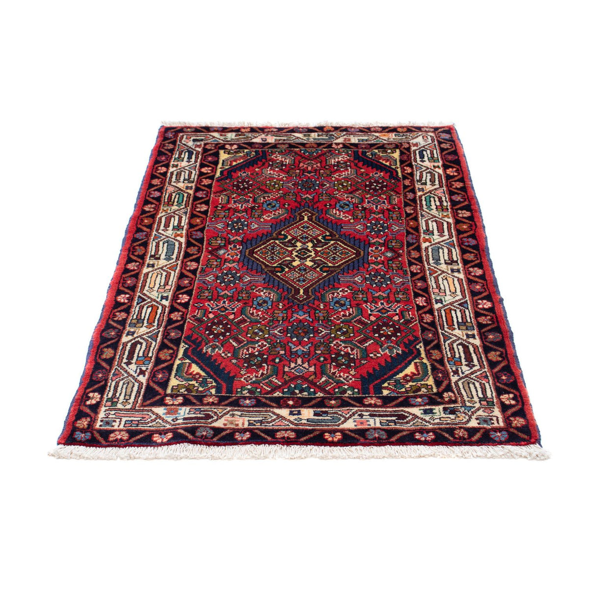 Tapis persan - Nomadic - 122 x 80 cm - rouge