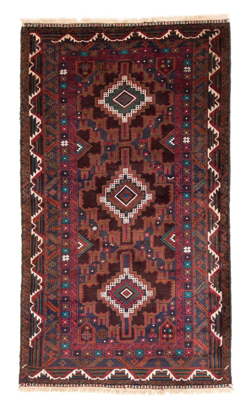 Tapis de couloir Tapis Belutsch - 194 x 105 cm - rouille