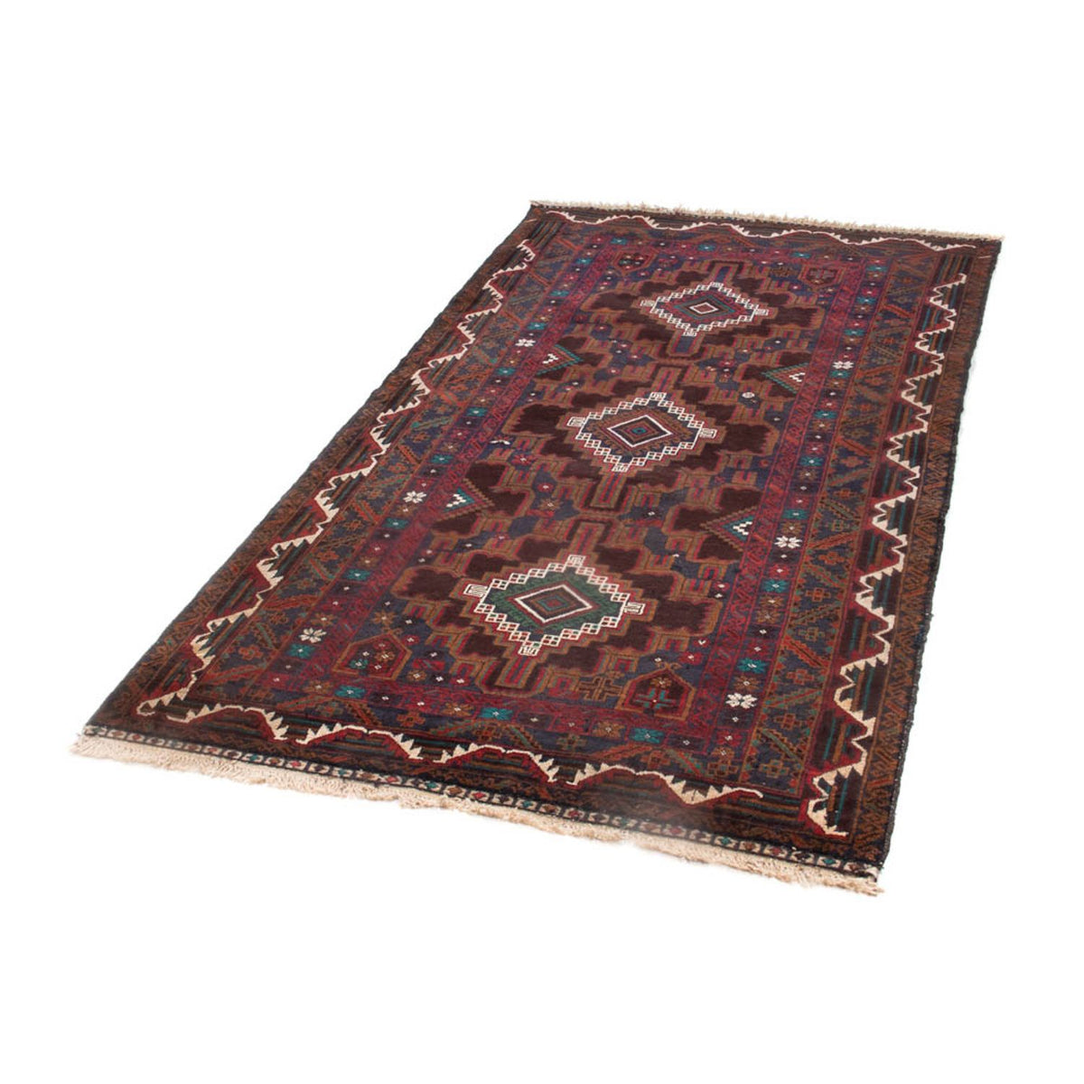 Tapis de couloir Tapis Belutsch - 194 x 105 cm - rouille