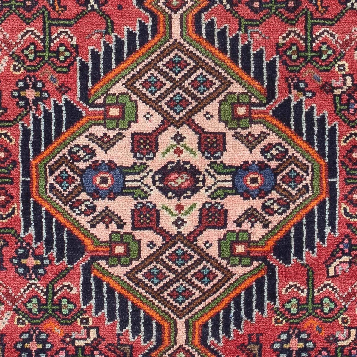 Tapis persan - Nomadic - 129 x 76 cm - rouge