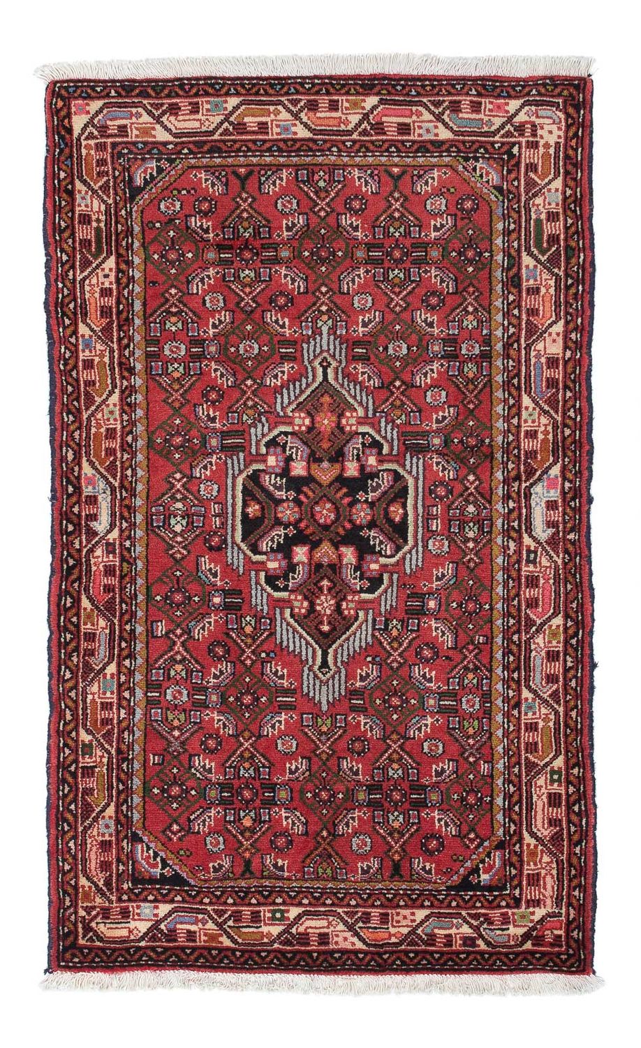 Tapis persan - Nomadic - 128 x 79 cm - rouge